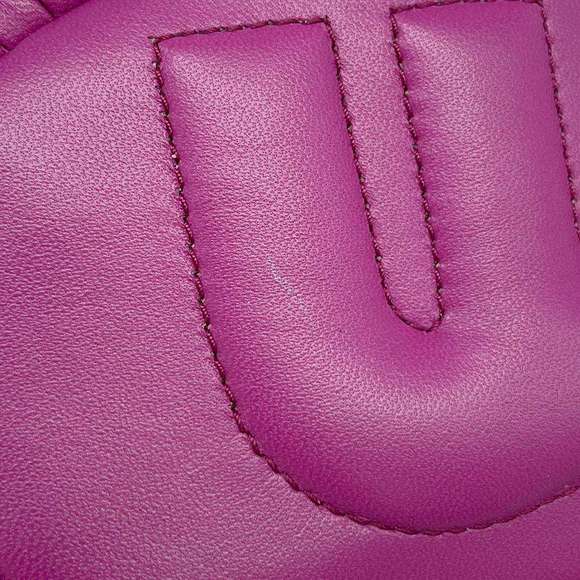 Miu Miu Shoulder Bag Matelassé Drawstring Leather Pink - Picture 6 of 10